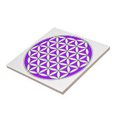 Leven Paars Tegeltje (Zijkant)