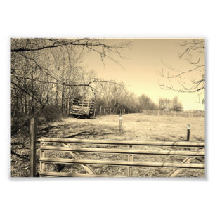 Leven per land 7 x 5 zwart-wit fotografische print foto afdruk