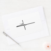 leven rechthoekige sticker (Envelop)