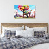 Leven & Revolutie Canvas Afdruk (Insitu (Slaapkamer))