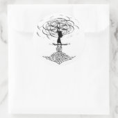 Leven Ronde Sticker (Tas)