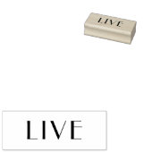 LEVEN 	RUBBERSTEMPEL (Gestempeld)