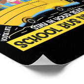 Leven schoolbusbestuurder poster (Hoek)