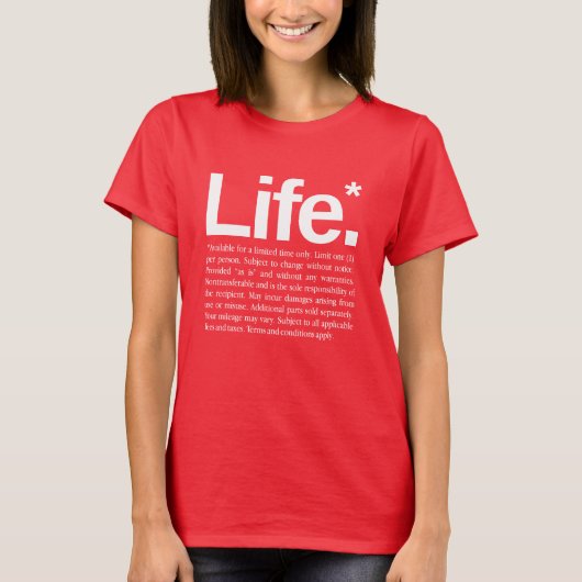 Leven* T-shirt (Voorkant)