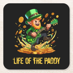 Leven van de aardappel, St. Patrick's Day Vierkante Kartonnen Onderzetter