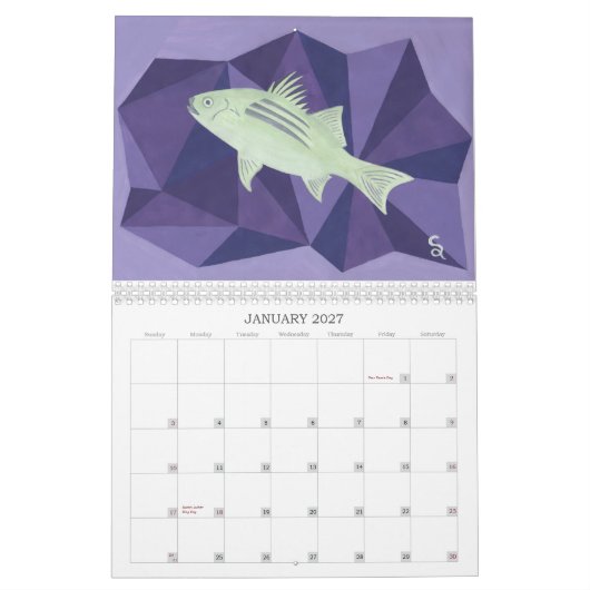 Leven van de Hudson Kalender (Jan 2027)