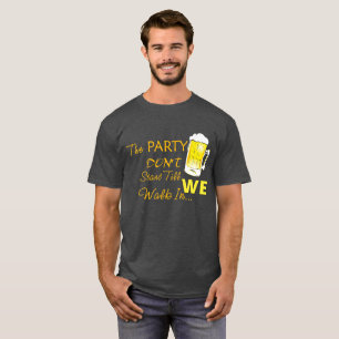 Leven van de partij t-shirt