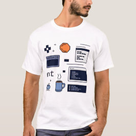 Leven van een programmeur – Werkruimte voor codeur T-shirt