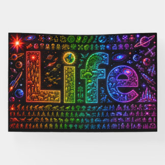 Leven van een Starkind | Ruimthema Schuimkartonpri Spandoek