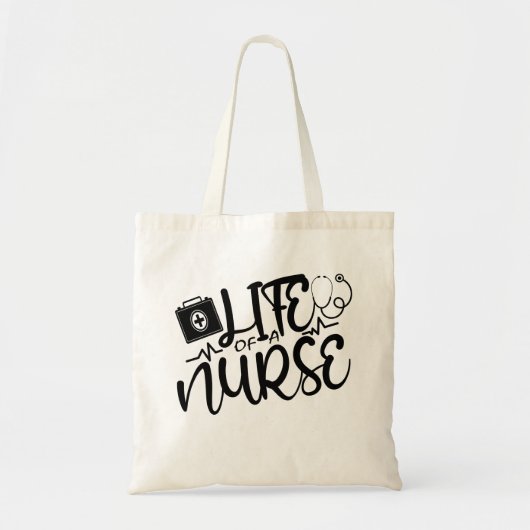 LEVEN VAN EEN VERPLEEGING. TOTE BAG (Voorkant)