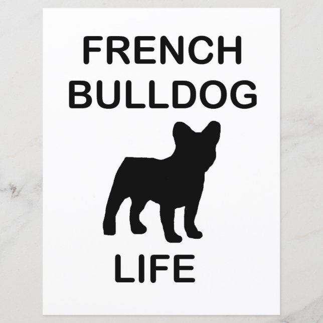 leven van Franse buldog (Voorkant)