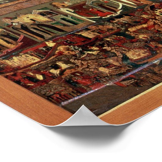 Leven van Sint Sergius of Radonesh, 1640 Poster (Hoek)