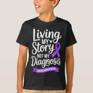 Leven verhaal geen diagnose lupus bewustzijn sle t-shirt