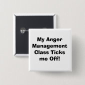 leven vierkante button 5,1 cm (Voorkant /achterkant)