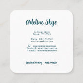 Leven Vierkante Visitekaartje (Achterkant)