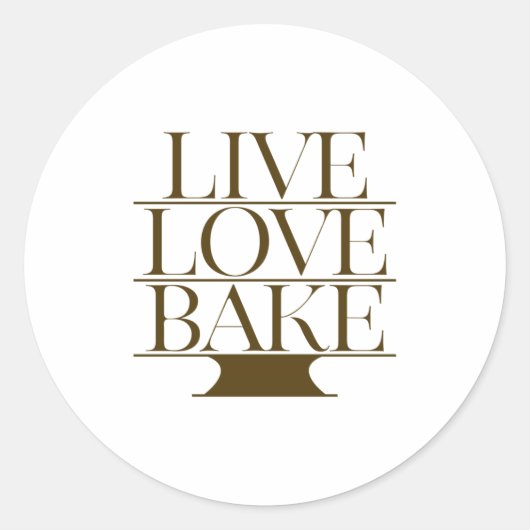 LEVEN VLOEIBAKE RONDE STICKER (Voorkant)