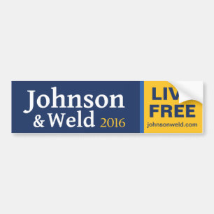 LEVEN VRIJ! BUMPERSTICKER