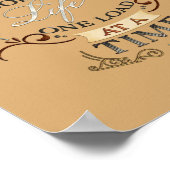 Leven wasruimte - één belasting per keer poster (Hoek)