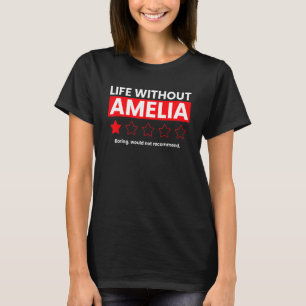 Leven zonder Amelia saai zou niet aanraden Re T-shirt