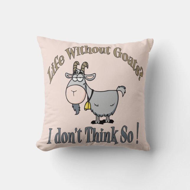 LEVEN ZONDER GEITEN | TotaalGoatally™ Kussen (Voorkant)