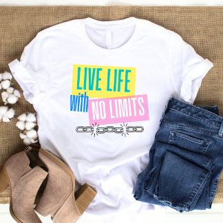 Leven zonder grenzen Inspiratie T-shirt