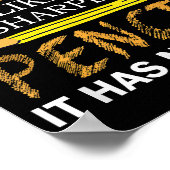 Leven zonder Jezus Funny Christelijk geloof Poster (Hoek)