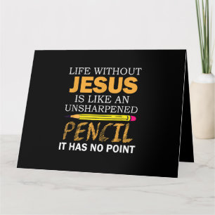 Leven Zonder Jezus Grappig Christelijk Religieus G Kaart
