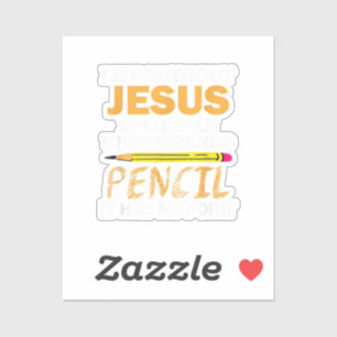 Leven Zonder Jezus Grappig Christelijk Religieus G Sticker