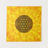 Leven - Zonnebloem #1 Wandkleed (Voorkant (horizontaal))