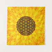 Leven - Zonnebloem #1 Wandkleed (Voorkant)