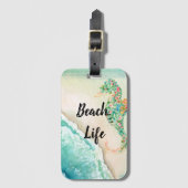 Leven zout bagagelabel (Voorkant (verticaal))