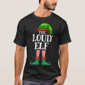 Levenaar Elf Matching Family Kerstmis Pajama T-shirt (Voorkant)