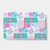 Levend Bloeiend Bloemendesign Badge (Achterkant)