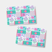 Levend Bloeiend Bloemendesign Badge (Voor- en achterkant)