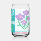 Levend Bloeiend Bloemendesign Blikvorm Glas (Achterkant)