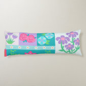 Levend Bloeiend Bloemendesign Lichaamskussen (Achterkant)