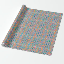 Levend Boho Abstract Vlindereffect Patroon Cadeaupapier