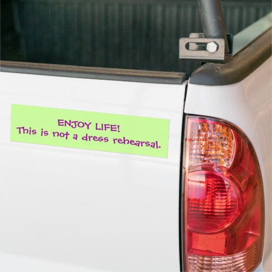 LEVEND. BUMPERSTICKER (Op Truck)