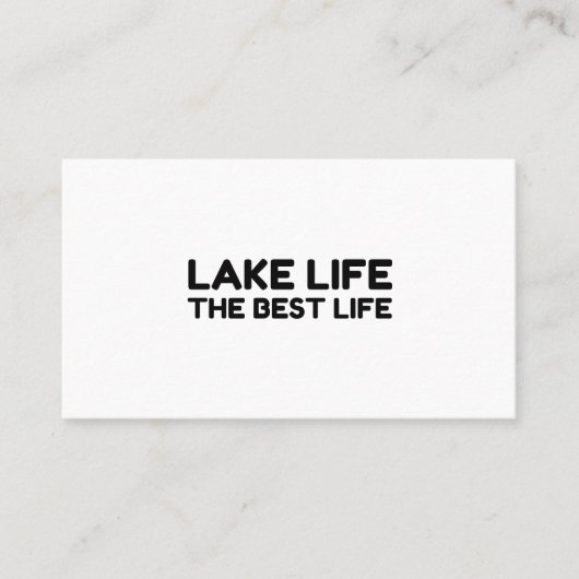 LEVEND HET BESTE LEVEN VISITEKAARTJE (Voorkant)