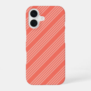 Levend koraal met vijf strepen iPhone 16 hoesje