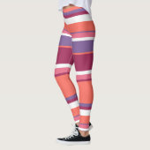 Levend koraal, rood en violet leggings (Links)