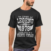 LEVEND LEGEND SINDS 1979 LEGENDS NEVER DIE T-SHIRT (Voorkant)