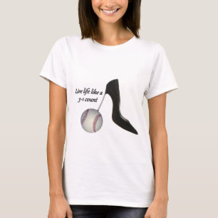 Levend leven als een 3-1 telling t-shirt