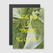 Levend leven en dun magnetisch Wenskaart (Voorkant / Achterkant)