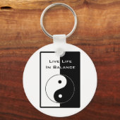 Levend leven in balans sleutelhanger (Voorkant)