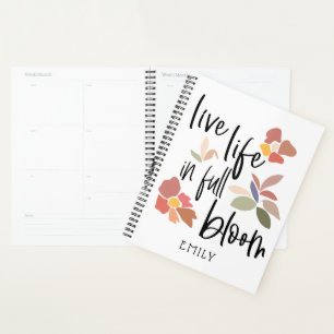 Levend leven in volledig Motivatie prijsopgave Planner
