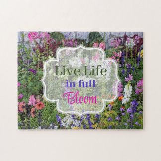 Levend leven in volwaardige bloem Wilde bloem Jigz Legpuzzel