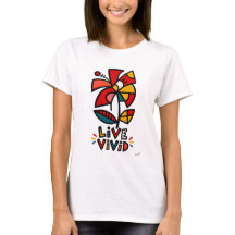 Levend Levendig Rode Hibiscus Tribale Geometrische