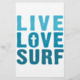 levend-liefde-surf briefpapier