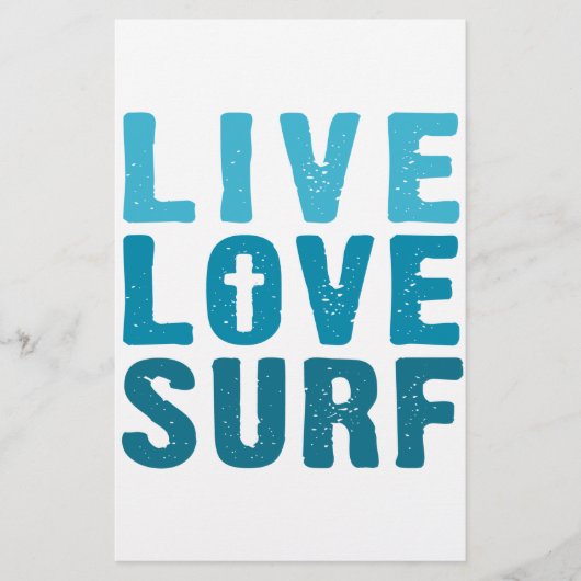 levend-liefde-surf briefpapier (Voorkant)